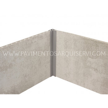 Material para Instalación y Complementos PVC Perfil de acabado - Grey